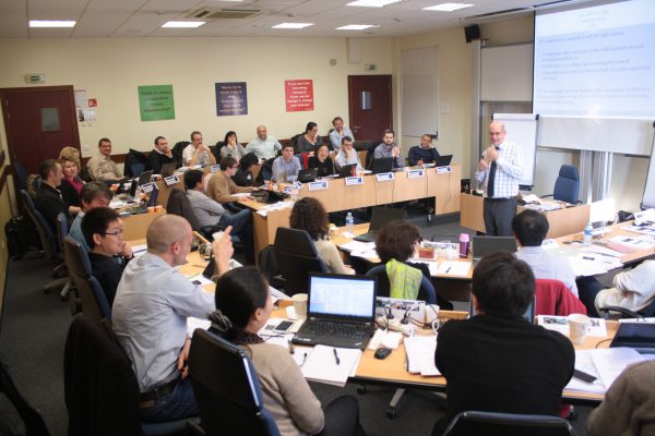 EIPM Executive Master Class in 2013: students and speaker Arjan Van Weele in class