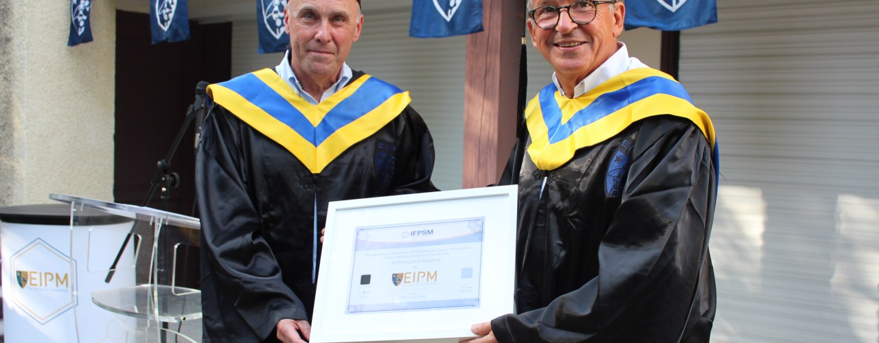 SlideShare cover: EIPM Executive MBA and Certification Programmes accredited by IFPSM